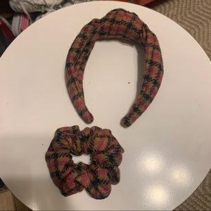 J. Crew headband & scrunchie set